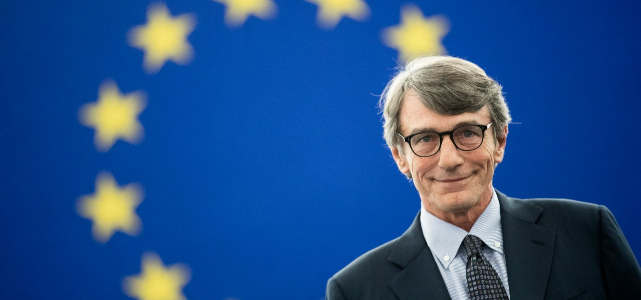 david sassoli europa parlamentoue presidente lapresse 2019