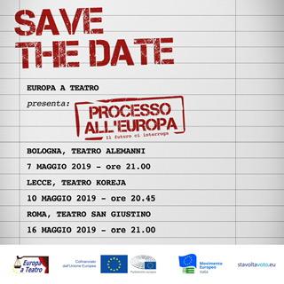 Save the date Europa a Teatro